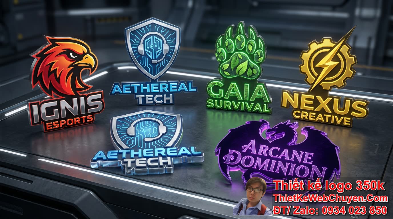 2. Các Yếu Tố Tạo Nên một Gaming Logo Chuyên Nghiệp?