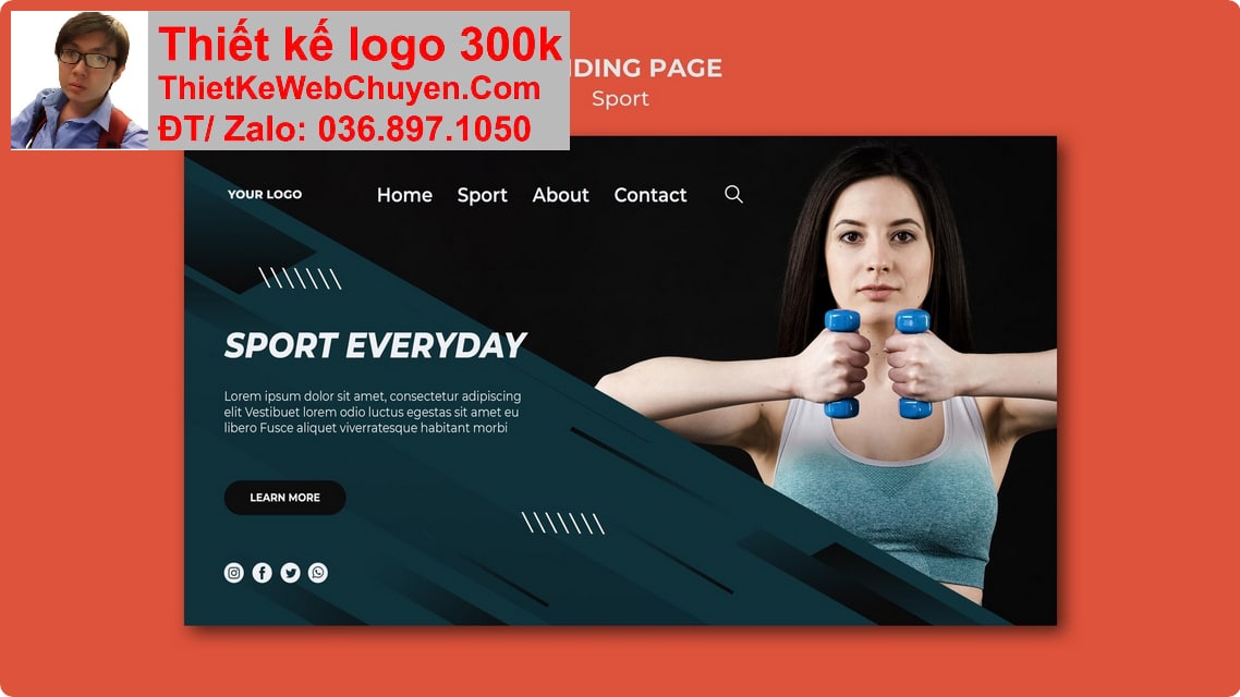 Thiết kế web giới thiệu bản thân chuyên nghiệp