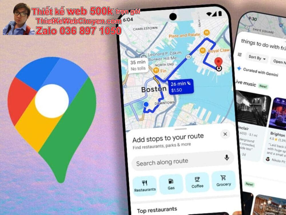 Sửa lỗi Google Map cửa hàng bán nón