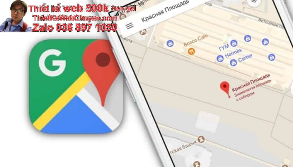 Sửa lỗi Google Map tiệm phun xăm