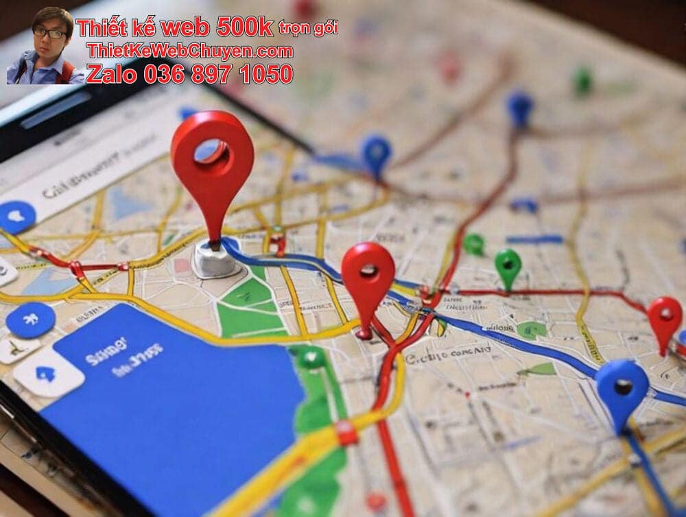 Tạo bản đồ Google Map dạy trang điểm