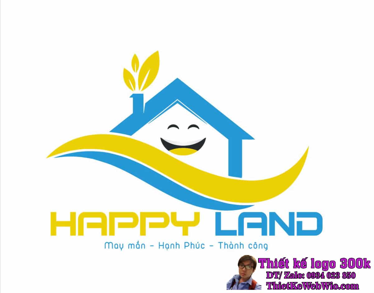 Thiết Kế Logo Bất Động Sản Happy Land Thiết Kế Logo Bất Động Sản Happy Land
