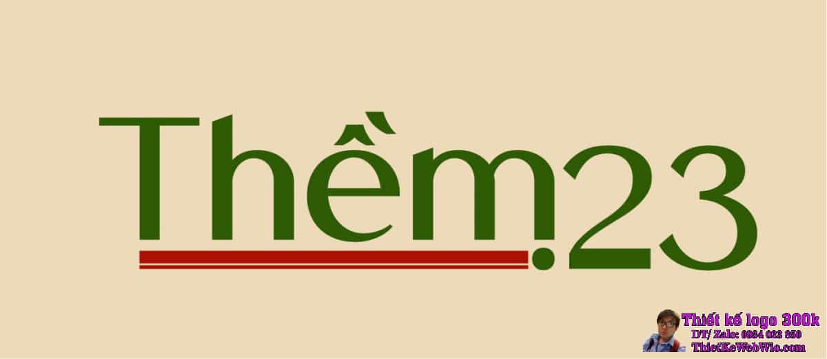 Thiết Kế Logo Cà Phê & Trà Thềm.23 Thiết Kế Logo Cà Phê & Trà Thềm.23