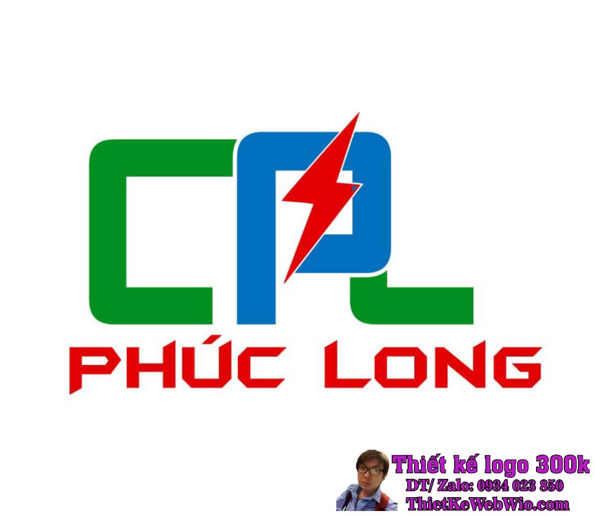 Thiết Kế Logo Điện Phúc Long Thiết Kế Logo Điện Phúc Long