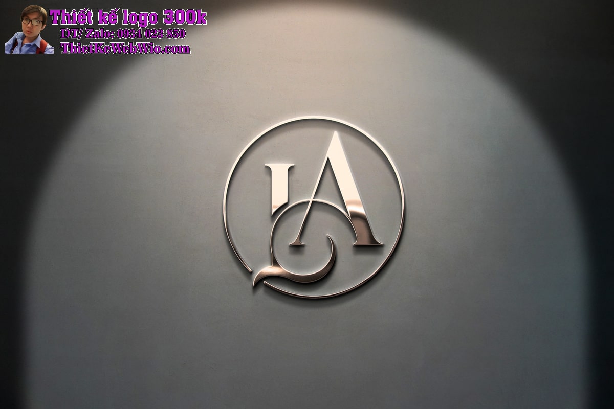 Thiết Kế Logo Đồ Gỗ LA Loan Anh Thiết Kế Logo Đồ Gỗ LA Loan Anh