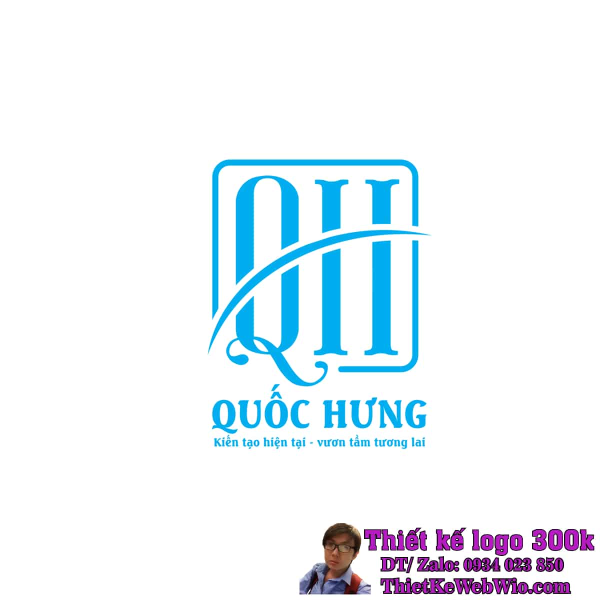Thiết Kế Logo May Mặc QH Quốc Hưng Thiết Kế Logo May Mặc QH Quốc Hưng