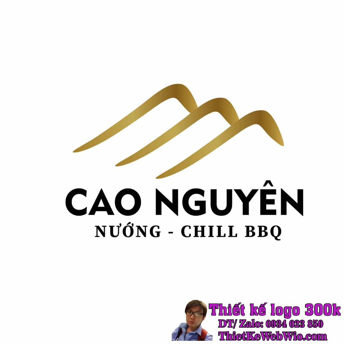 Thiết Kế Logo Nướng BBQ Cao Nguyên Thiết Kế Logo Nướng BBQ Cao Nguyên