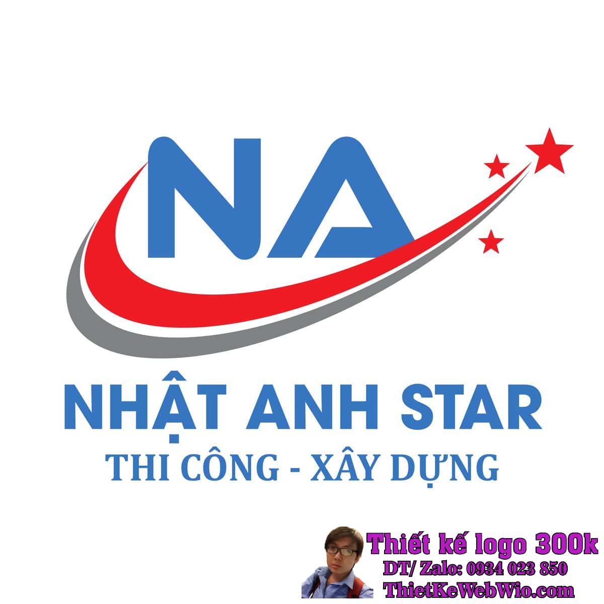Thiết Kế Logo Thi Công Xây Dựng Nhật Anh Star Thiết Kế Logo Thi Công Xây Dựng Nhật Anh Star