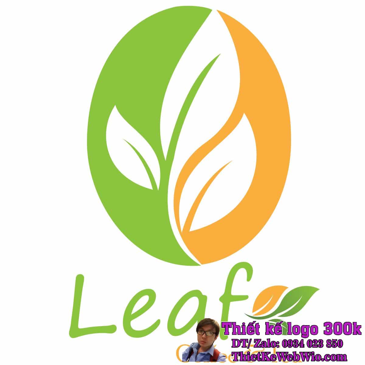 Thiết kế logo Cafe và Trà sữa Leaf Thiết kế logo Cafe và Trà sữa Leaf