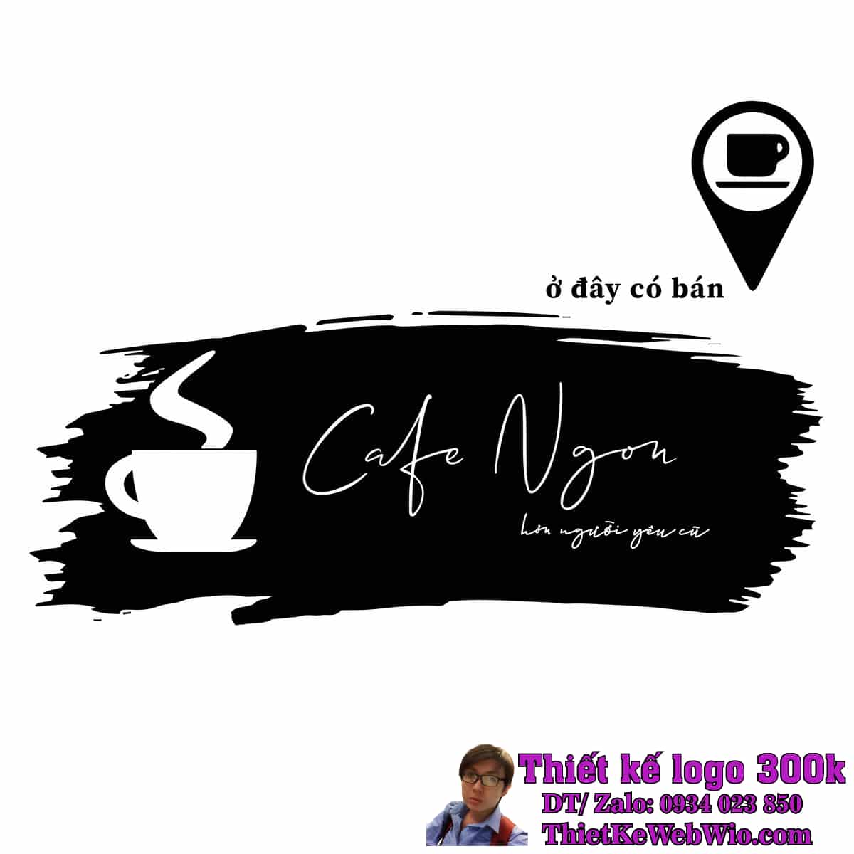 Thiết kế logo F&B Cafe Ngon Thiết kế logo F&B Cafe Ngon
