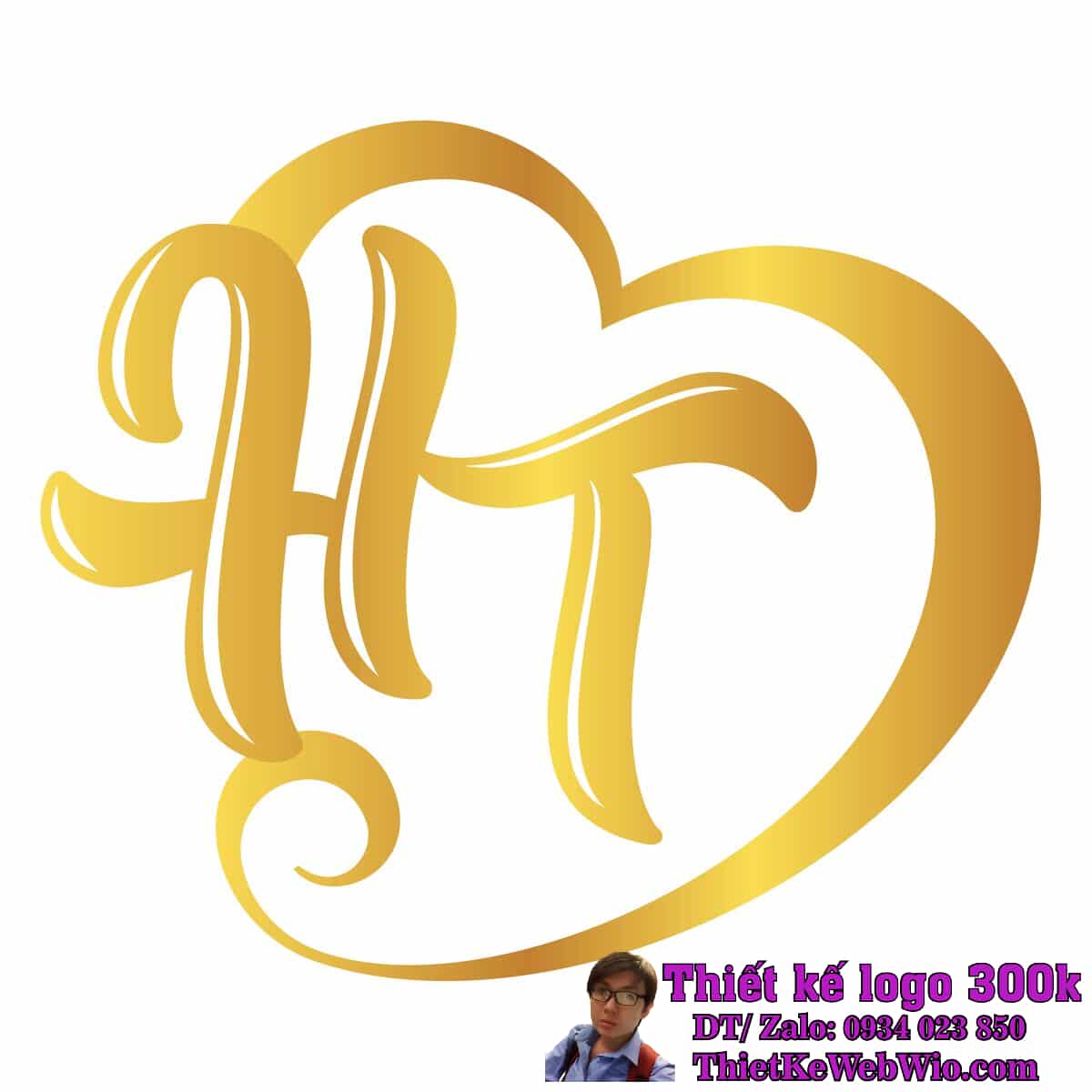 Thiết kế logo Gội Đầu Dưỡng Sinh HT Thiết kế logo Gội Đầu Dưỡng Sinh HT