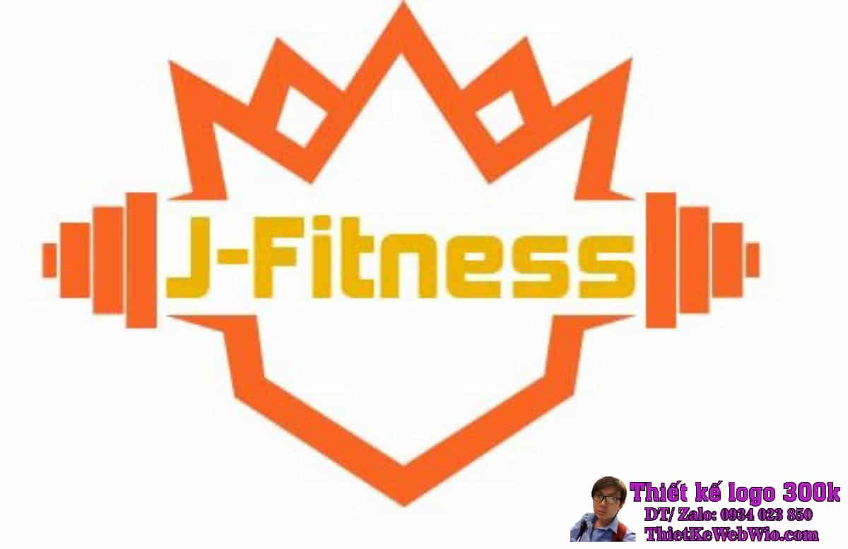 Thiết kế logo Gym J Fitness Thiết kế logo Gym J Fitness