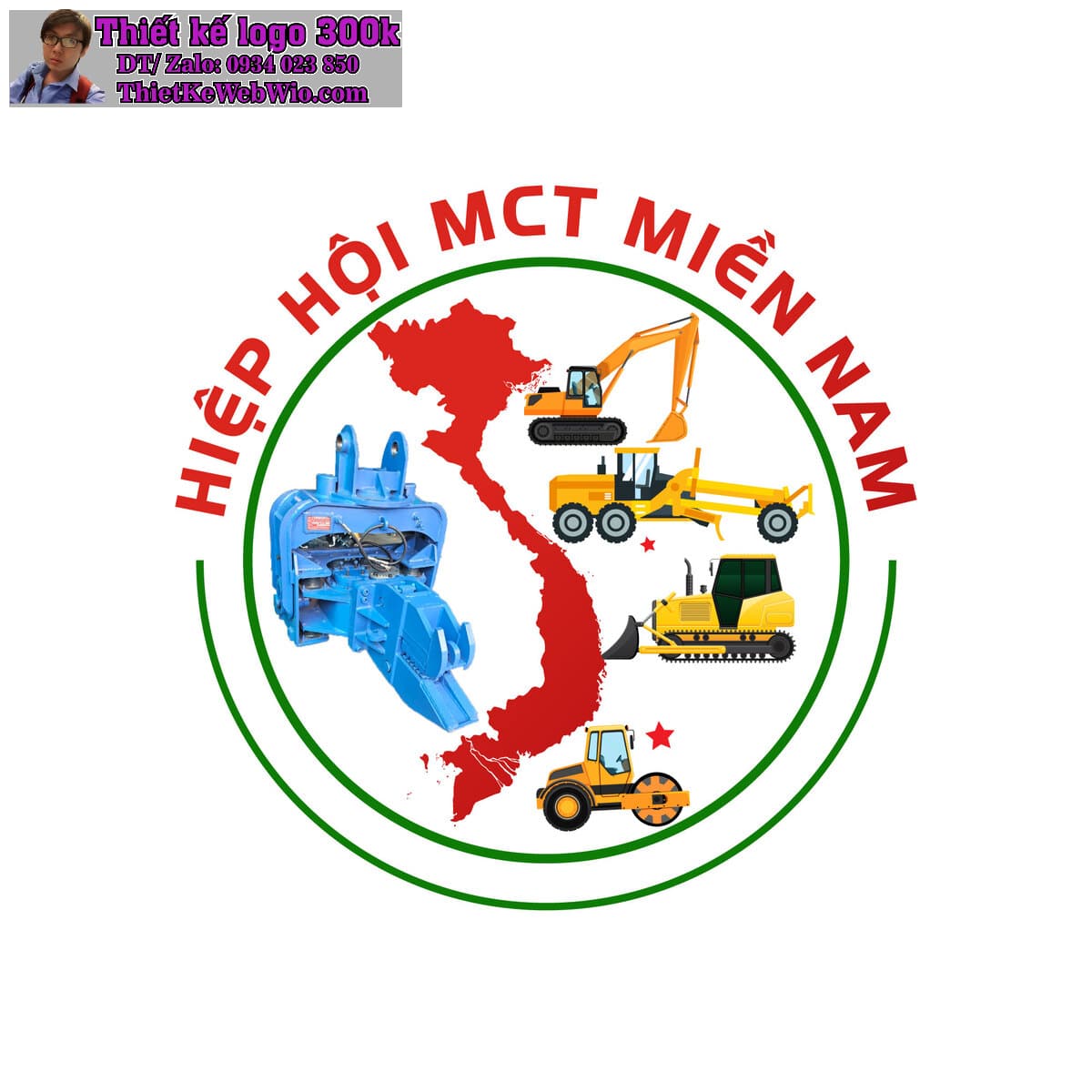 Thiết kế logo HIỆP HỘI MCT MIỀN NAM Thiết kế logo HIỆP HỘI MCT MIỀN NAM
