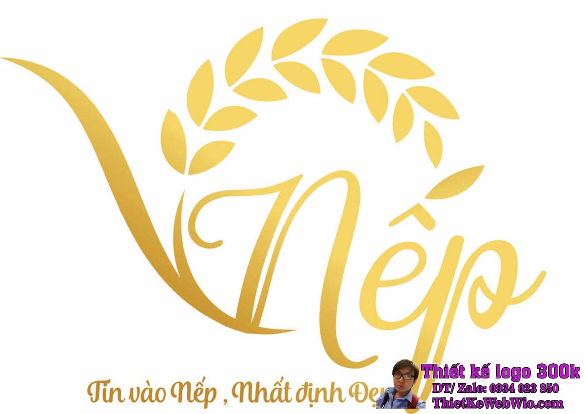 Thiết kế logo Mỹ phẩm Nếp Thiết kế logo Mỹ phẩm Nếp