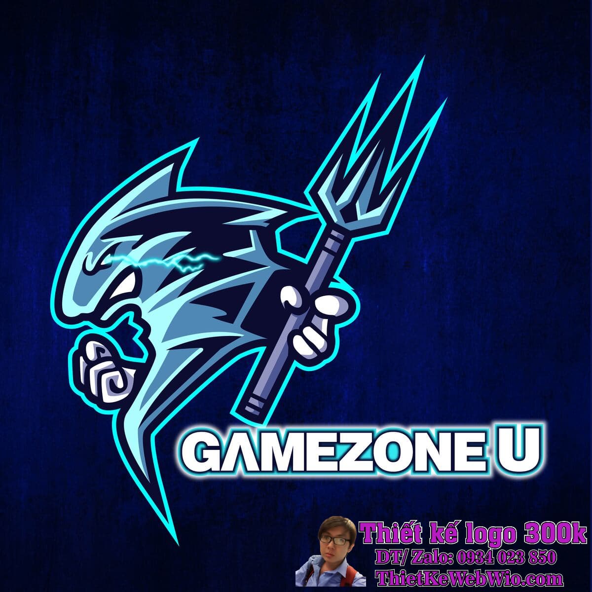 Thiết kế logo Quán Internet GameZone U Thiết kế logo Quán Internet GameZone U