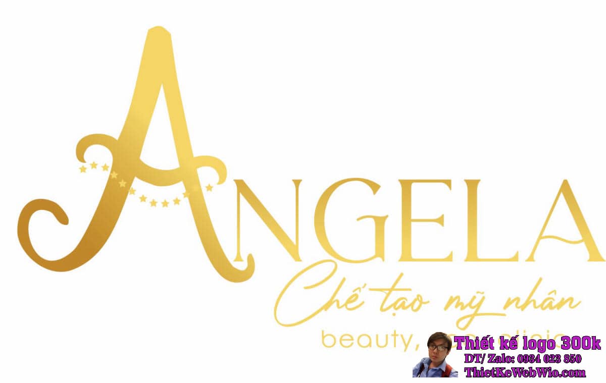 Thiết kế logo Spa, Clinic, Beauty Angela Thiết kế logo Spa, Clinic, Beauty Angela