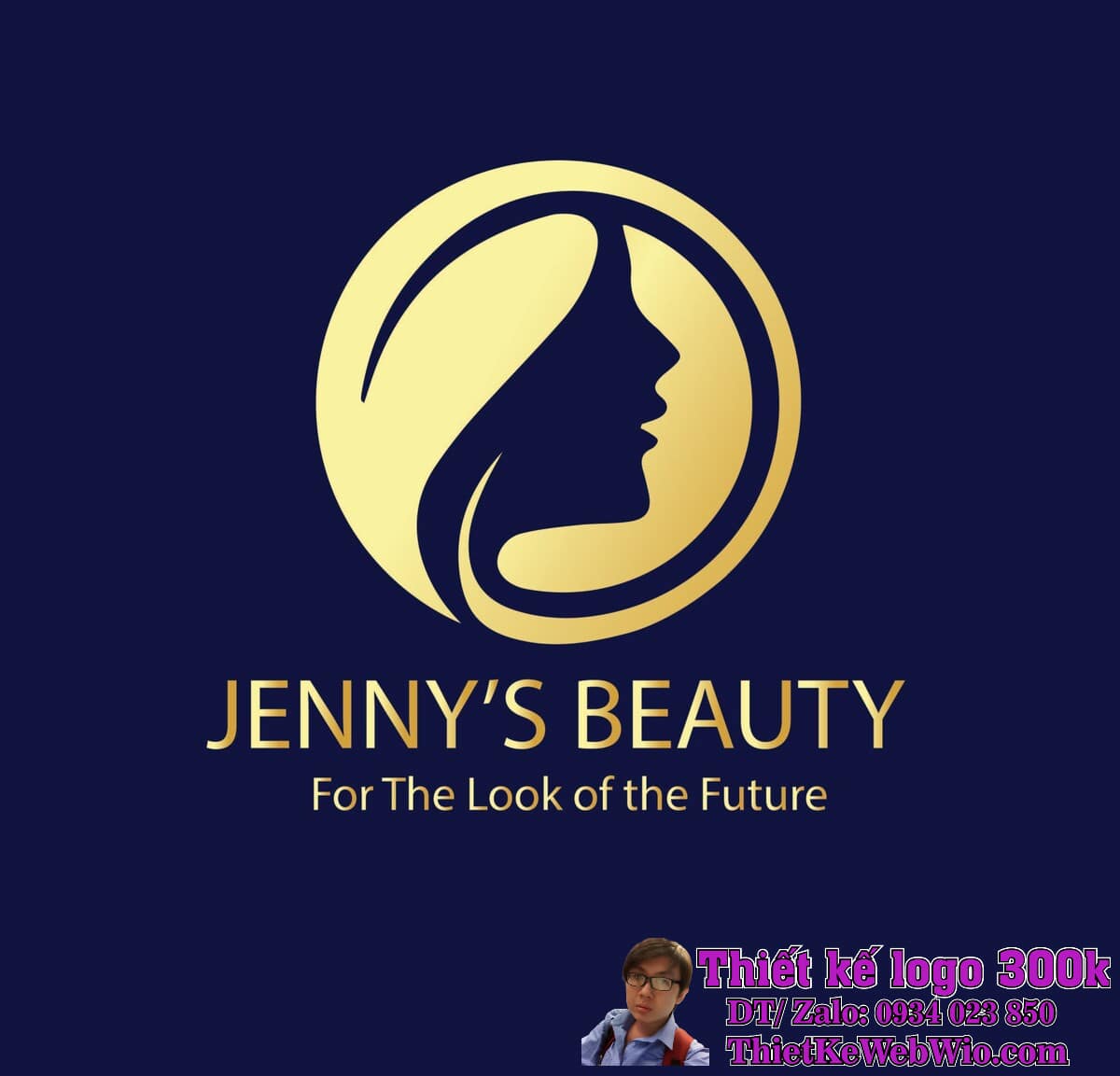 Thiết kế logo Spa Jenny's Beauty Thiết kế logo Spa Jenny's Beauty