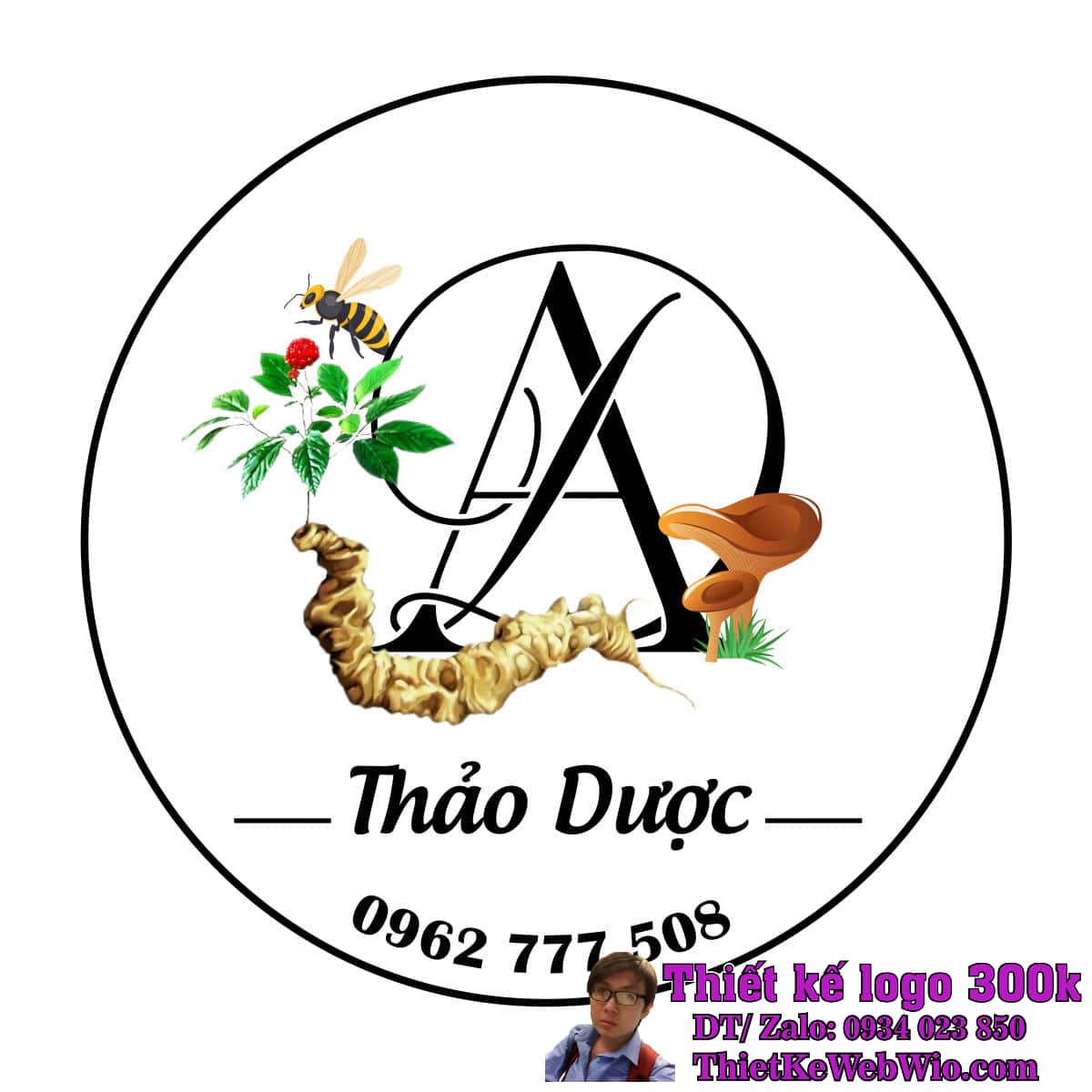 Thiết kế logo Thảo dược Ánh Diễm Thiết kế logo Thảo dược Ánh Diễm