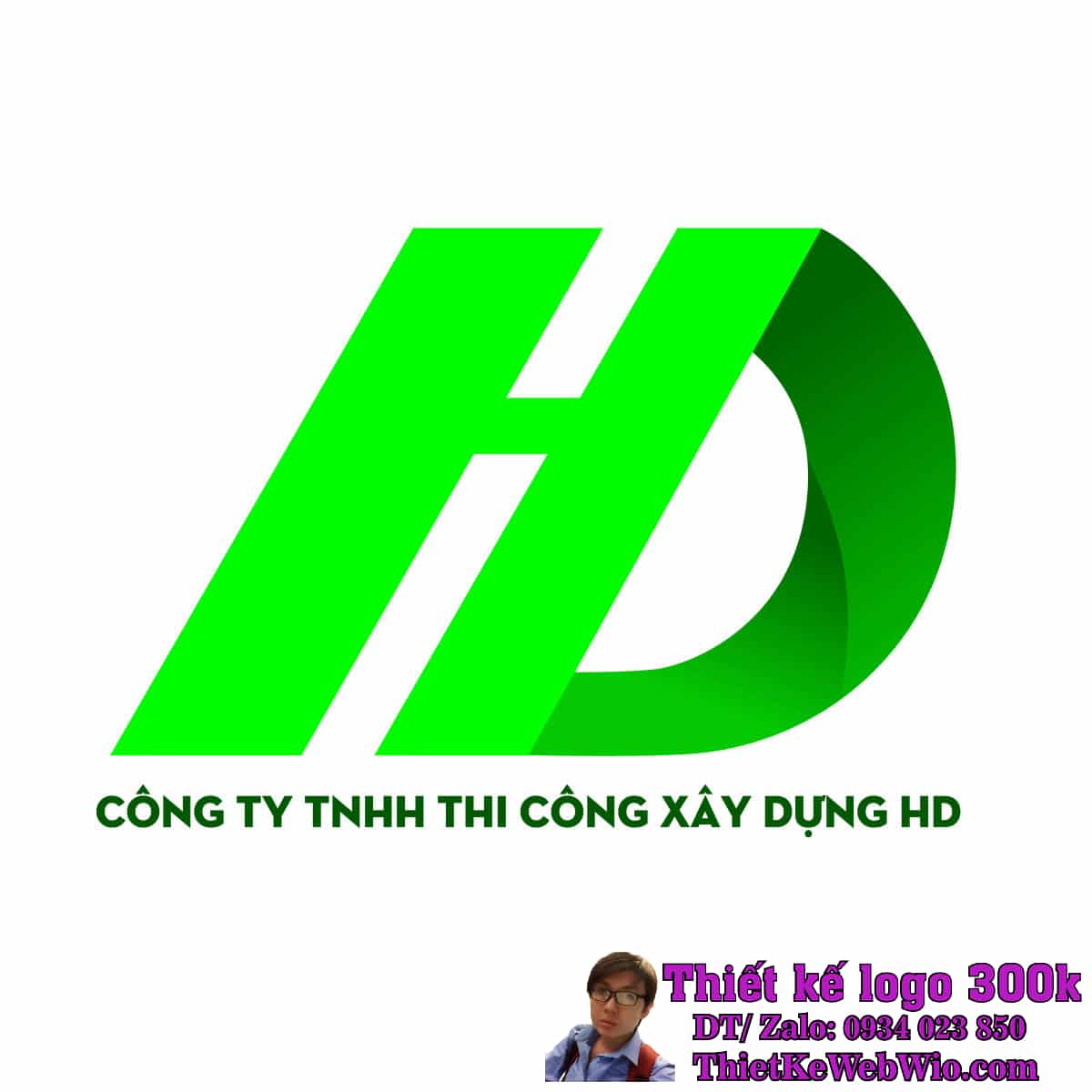 Thiết kế logo Thi Công Xây Dựng HD Thiết kế logo Thi Công Xây Dựng HD