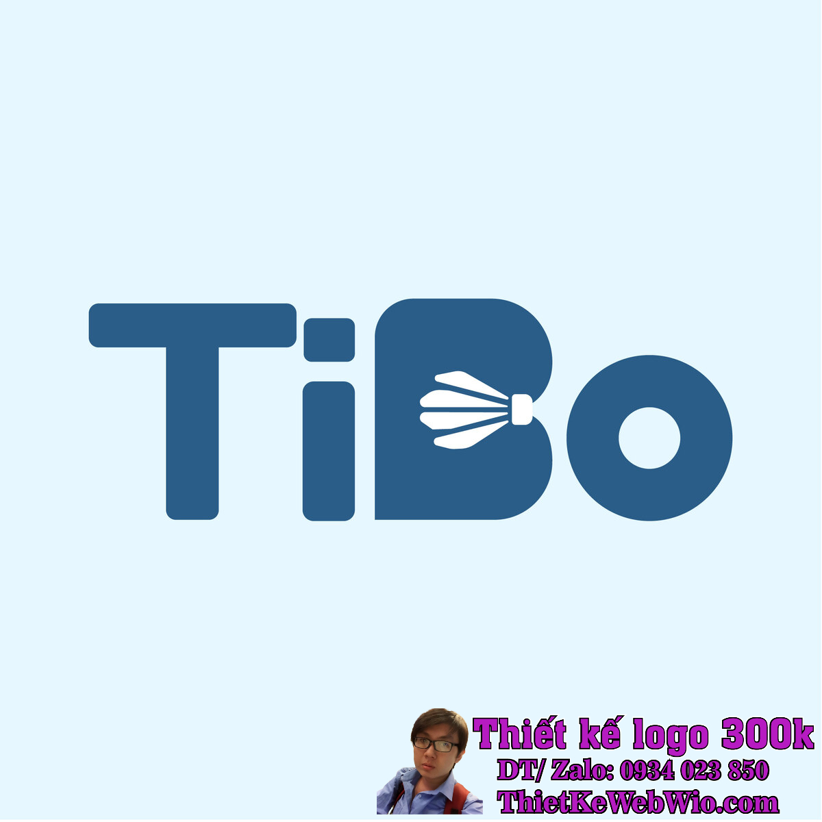 Thiết kế logo TiBo Badminton Thiết kế logo TiBo Badminton