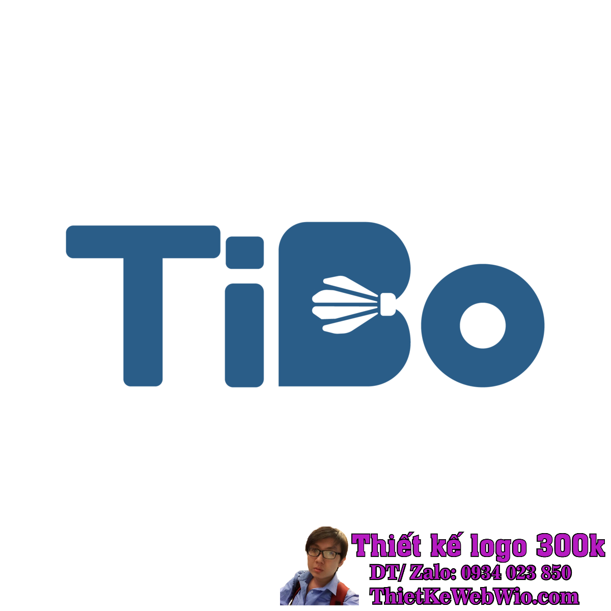 Thiết kế logo TiBo Badminton Thiết kế logo TiBo Badminton