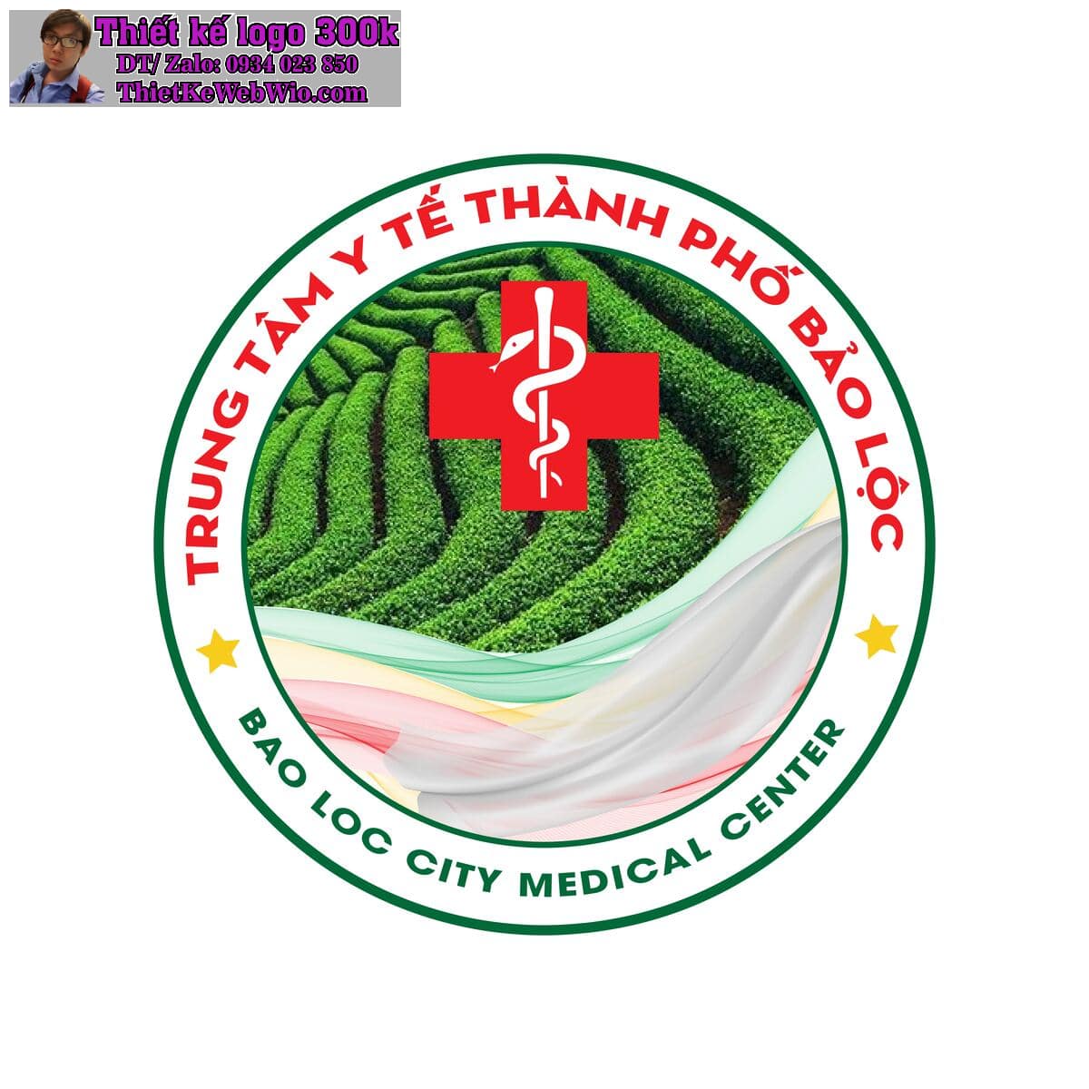 Thiết kế logo Trung tâm Y tế Thành phố Bảo Lộc Thiết kế logo Trung tâm Y tế Thành phố Bảo Lộc