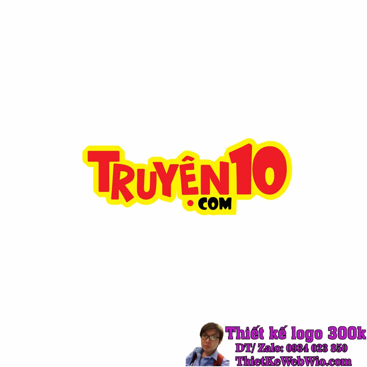 Thiết kế logo Web đọc truyện tranh và truyện chữ Truyen10 Thiết kế logo Web đọc truyện tranh và truyện chữ Truyen10
