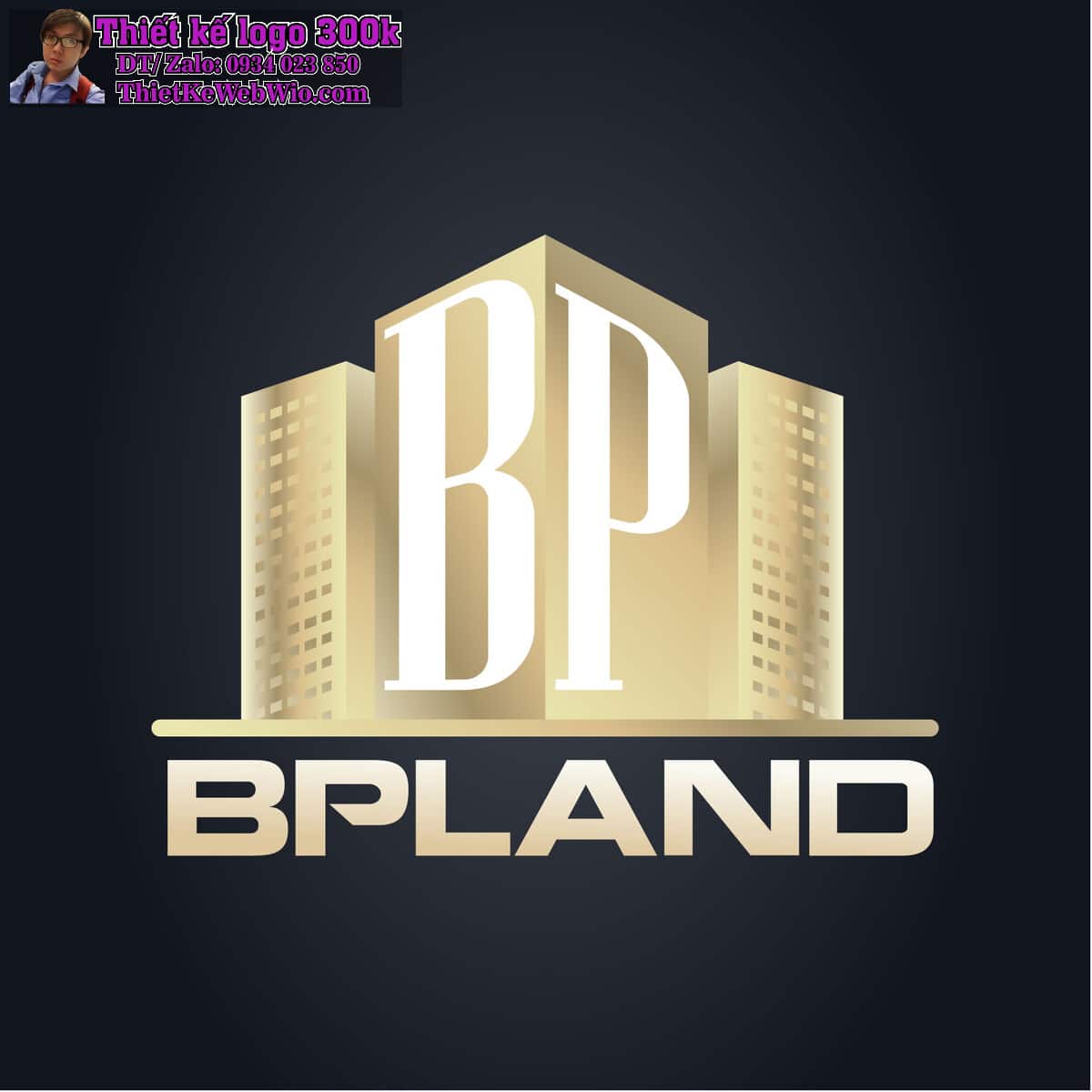 Thiết kế logo bất động sản BP Land Thiết kế logo bất động sản BP Land