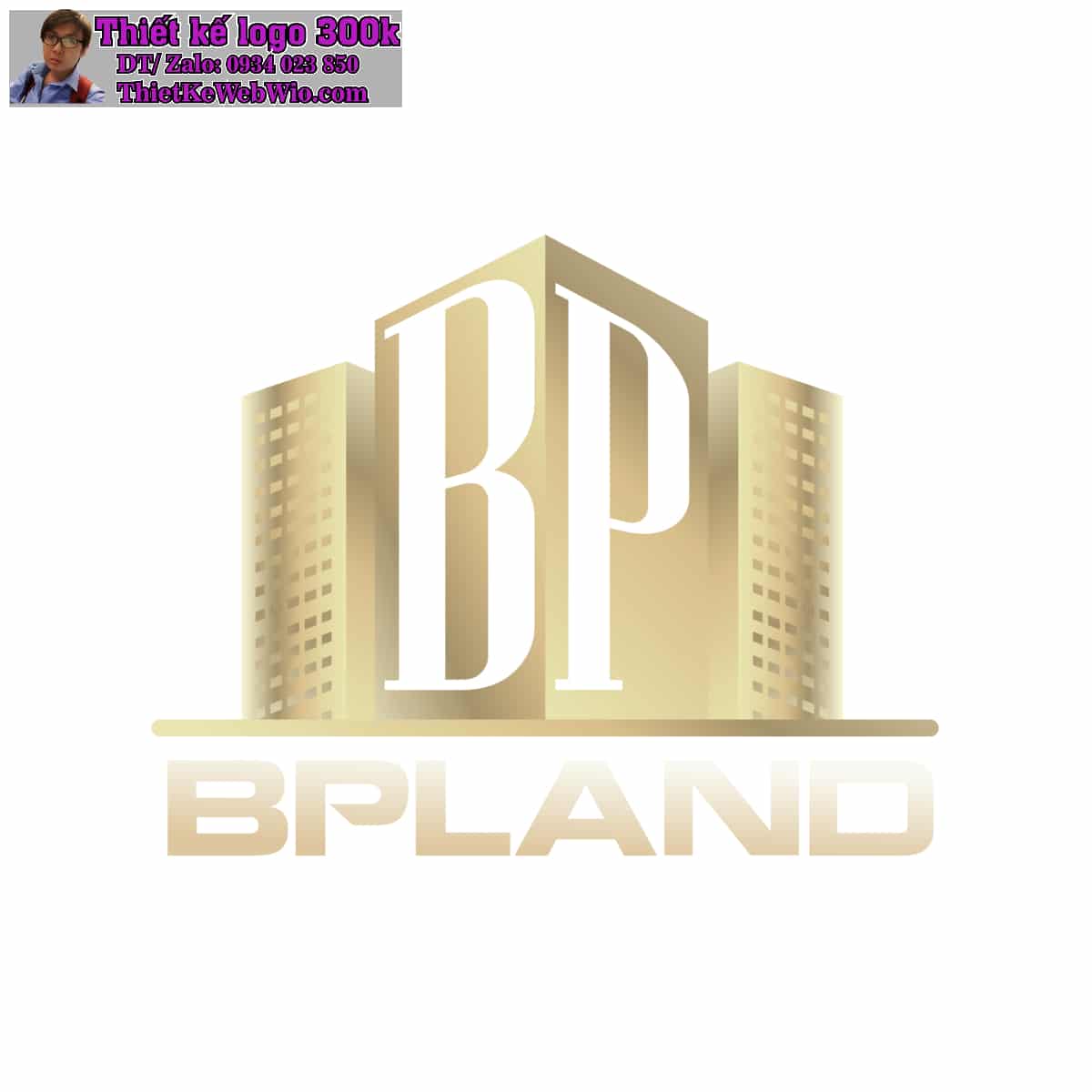 Thiết kế logo bất động sản BP Land Thiết kế logo bất động sản BP Land