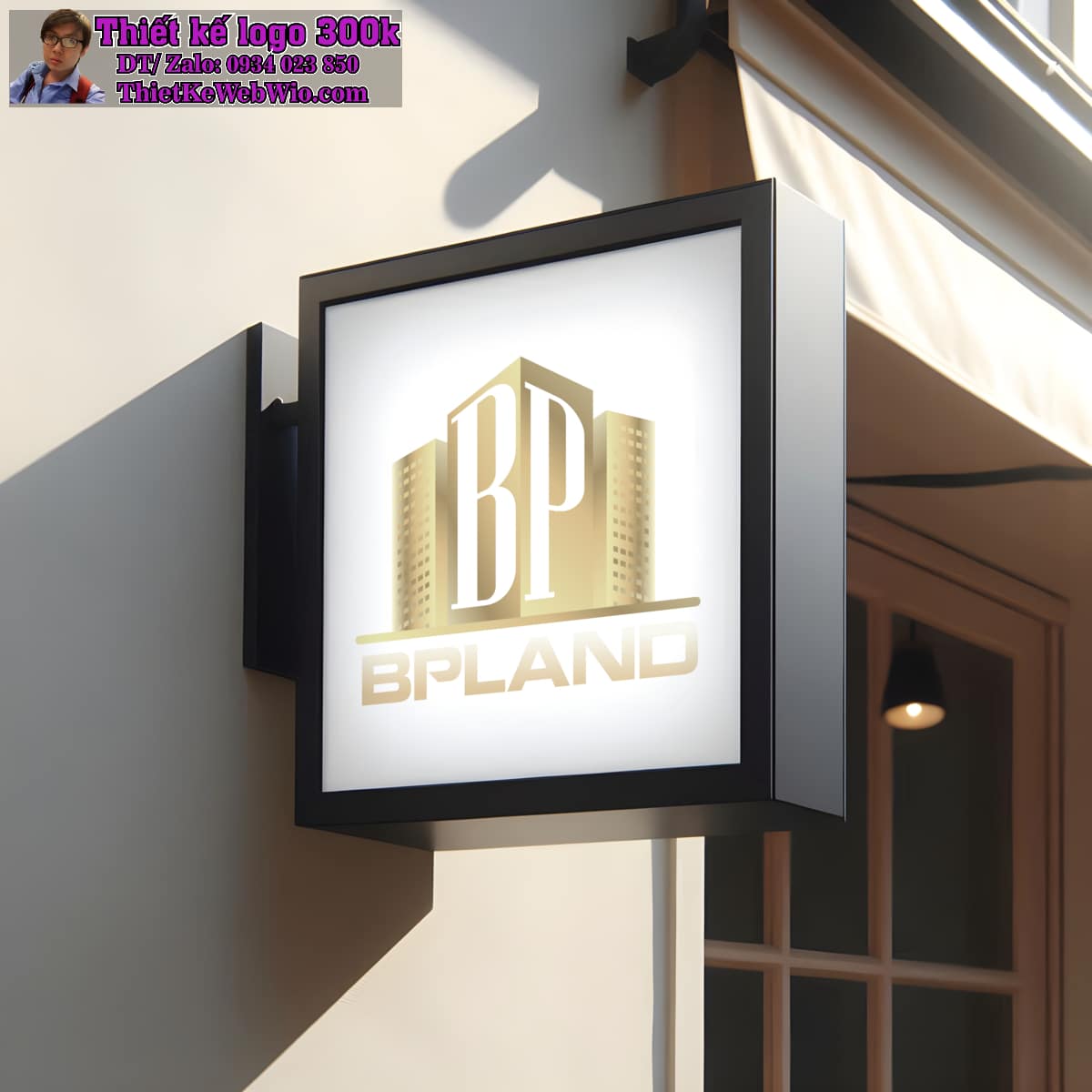Thiết kế logo bất động sản BP Land Thiết kế logo bất động sản BP Land