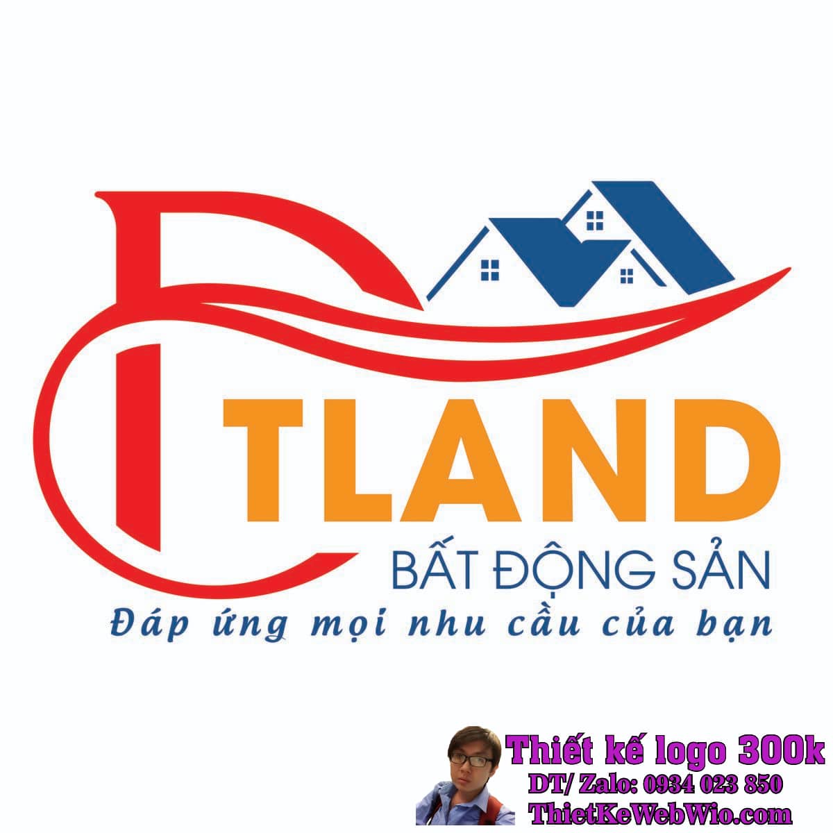 Thiết kế logo bất động sản DT Land Thiết kế logo bất động sản DT Land
