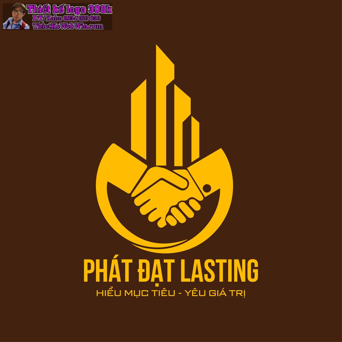 Thiết kế logo bất động sản Phát Đạt Lasting Thiết kế logo bất động sản Phát Đạt Lasting