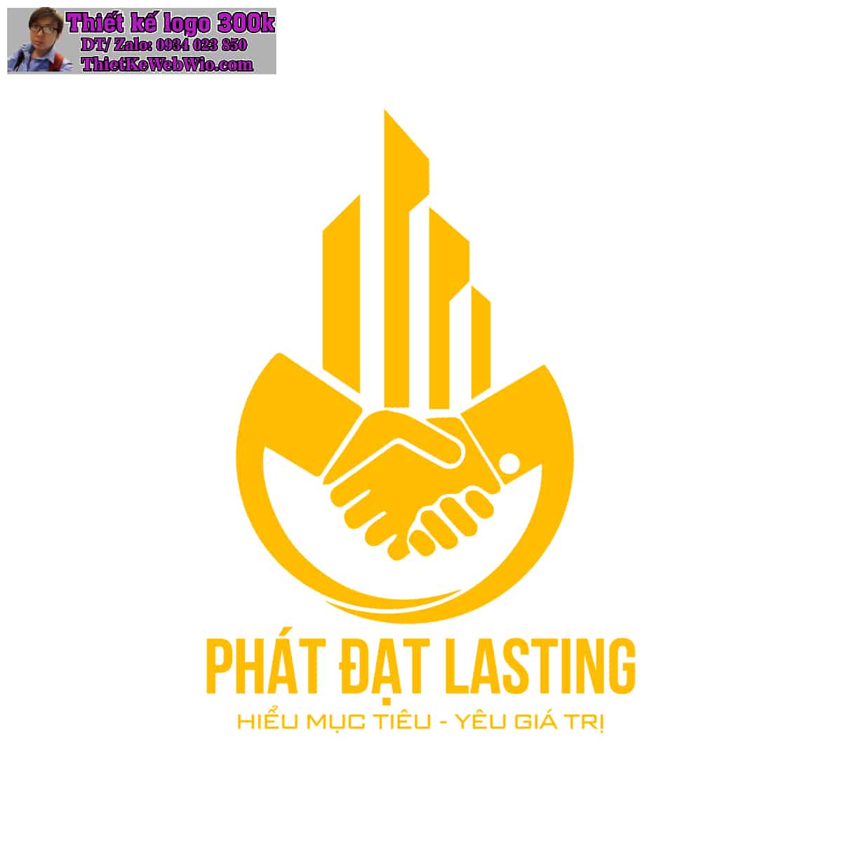 Thiết kế logo bất động sản Phát Đạt Lasting Thiết kế logo bất động sản Phát Đạt Lasting