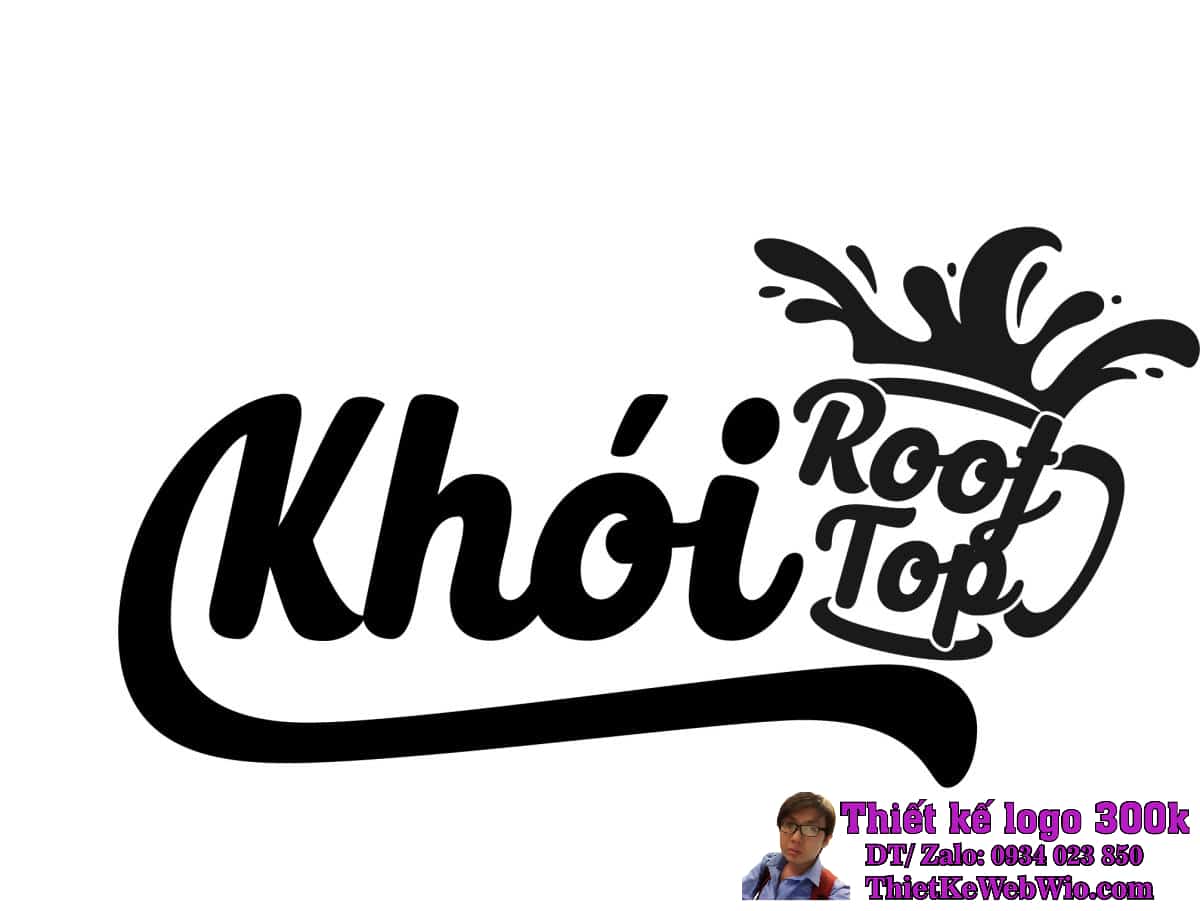 Thiết kế logo bia Khói Rooftop Thiết kế logo bia Khói Rooftop