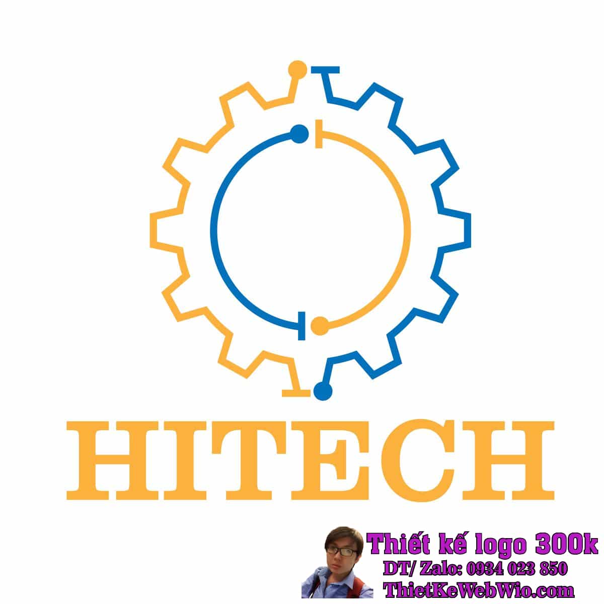 Thiết kế logo cơ khí Hitech Thiết kế logo cơ khí Hitech