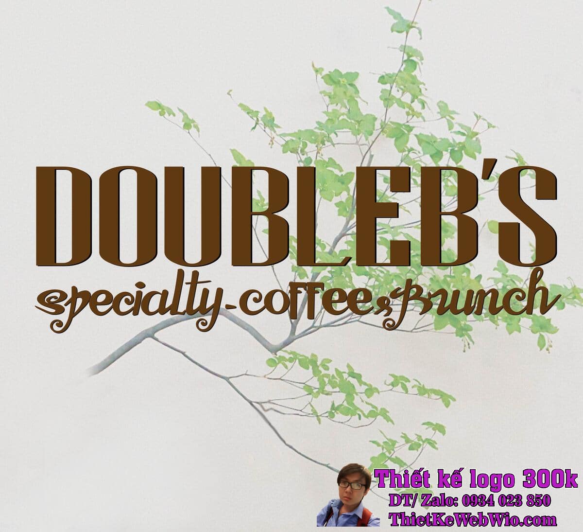 Thiết kế logo coffee & brunch DOUBLE B’s Thiết kế logo coffee & brunch DOUBLE B’s