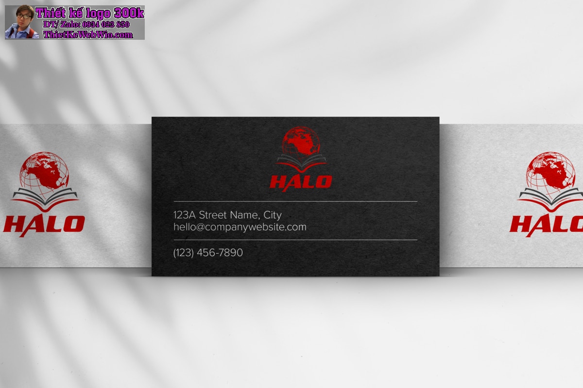 Thiết kế logo đào tạo ngoại ngữ và tư vấn du học HALO Thiết kế logo đào tạo ngoại ngữ và tư vấn du học HALO