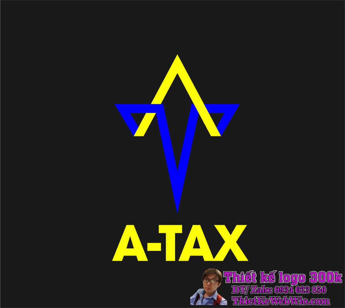 Thiết kế logo dịch vụ kế toán thuế A-TAX Thiết kế logo dịch vụ kế toán thuế A-TAX