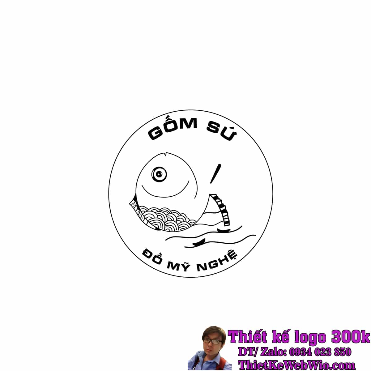 Thiết kế logo đồ mỹ nghệ Gốm Sứ Thiết kế logo đồ mỹ nghệ Gốm Sứ