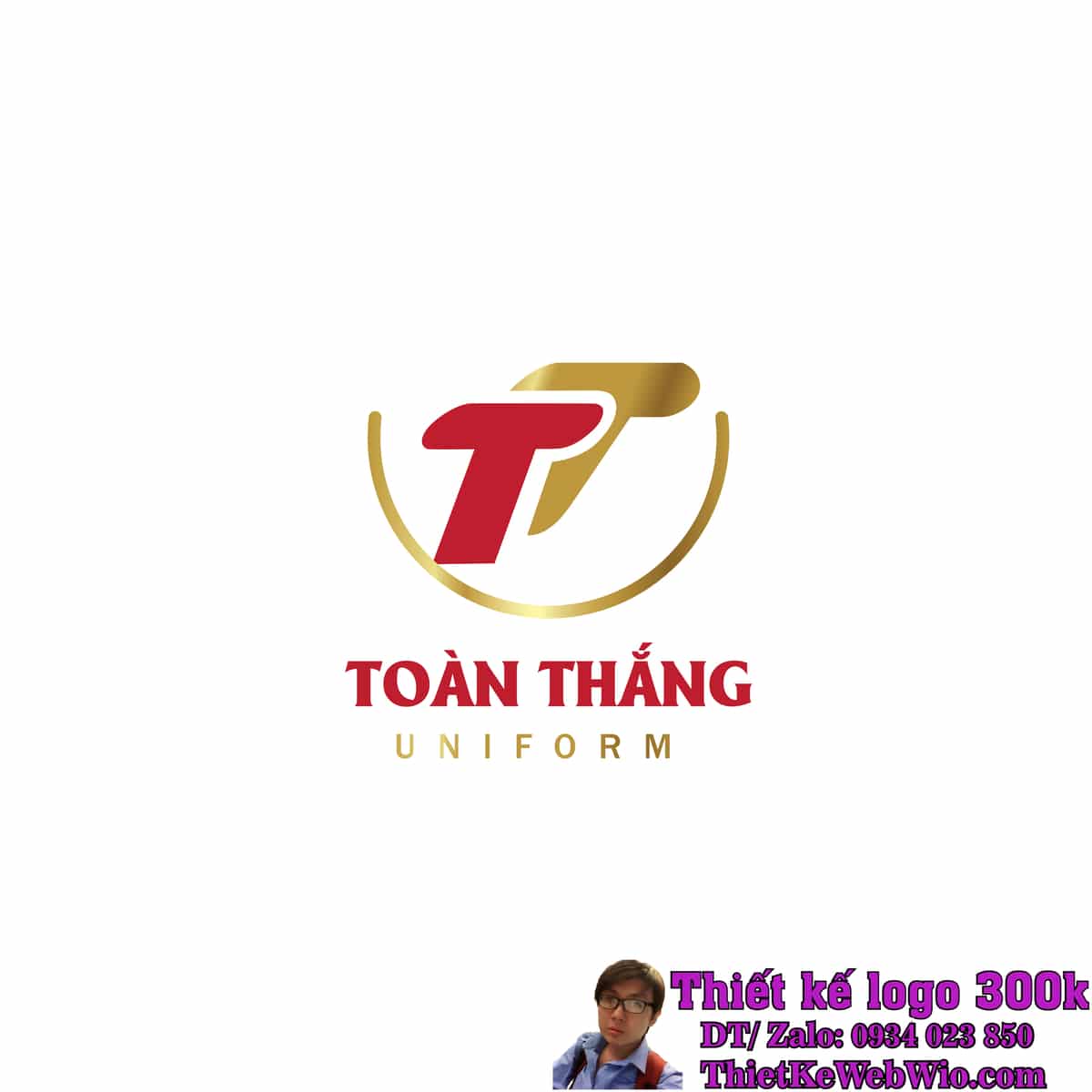 Thiết kế logo đồng phục TT Toàn Thắng Thiết kế logo đồng phục TT Toàn Thắng
