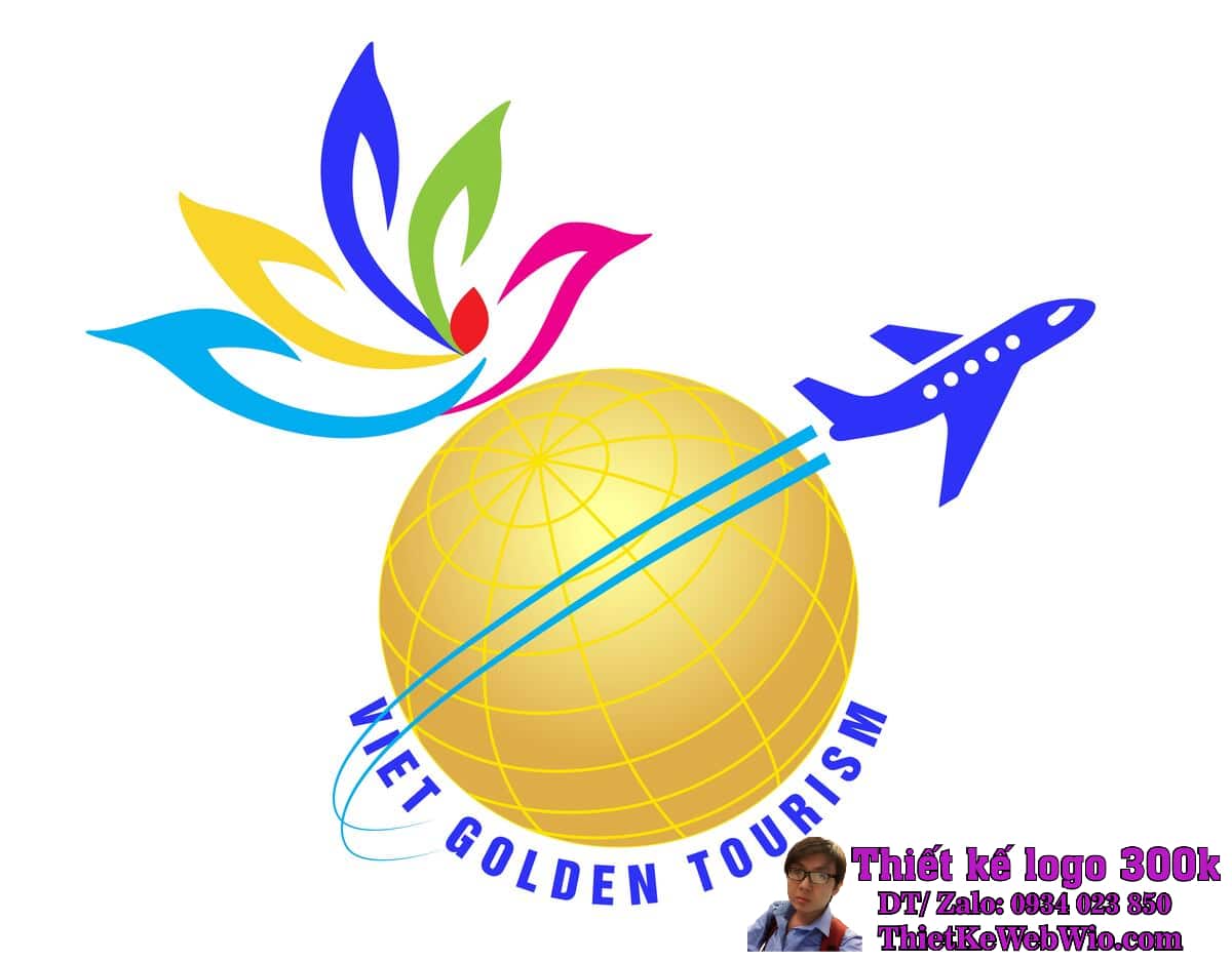 Thiết kế logo du lịch Viet Golden Tourist Thiết kế logo du lịch Viet Golden Tourist