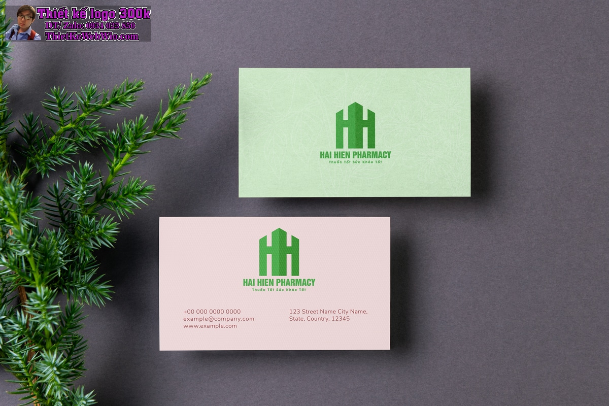 Thiết kế logo dược phẩm Hai Hien Pharmacy Thiết kế logo dược phẩm Hai Hien Pharmacy