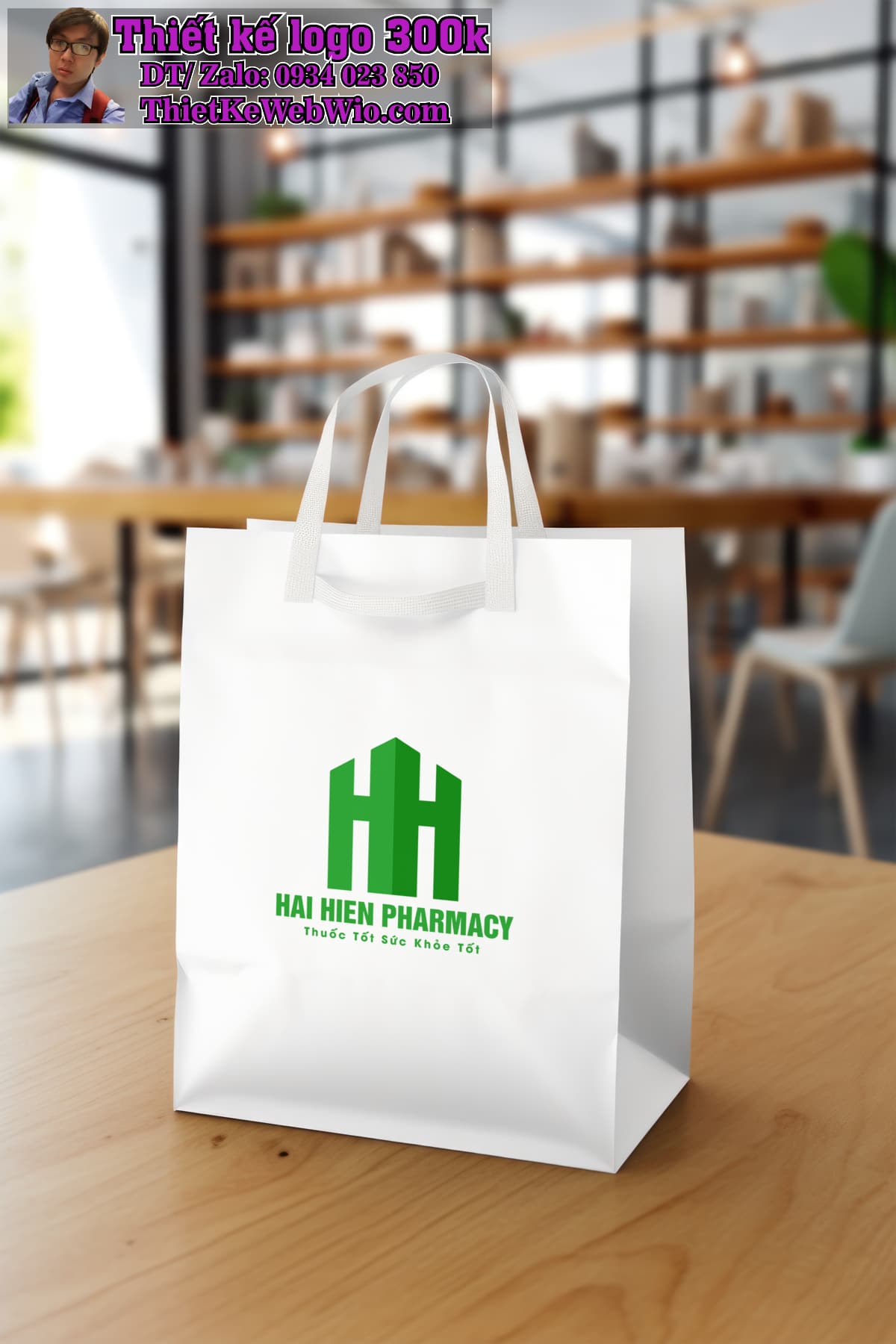 Thiết kế logo dược phẩm Hai Hien Pharmacy Thiết kế logo dược phẩm Hai Hien Pharmacy