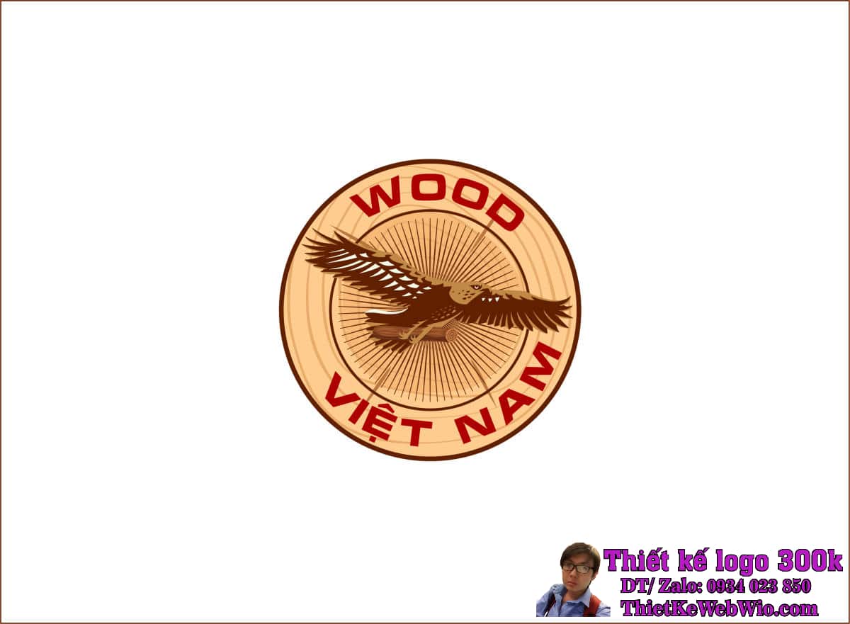 Thiết kế logo gỗ WOOD VIỆT NAM Thiết kế logo gỗ WOOD VIỆT NAM