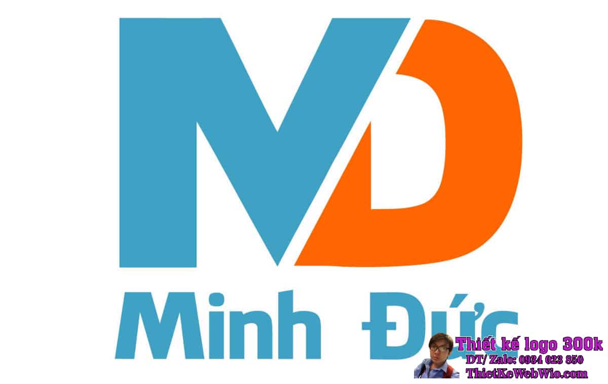 Thiết kế logo kinh doanh MD Minh Đức Thiết kế logo kinh doanh MD Minh Đức