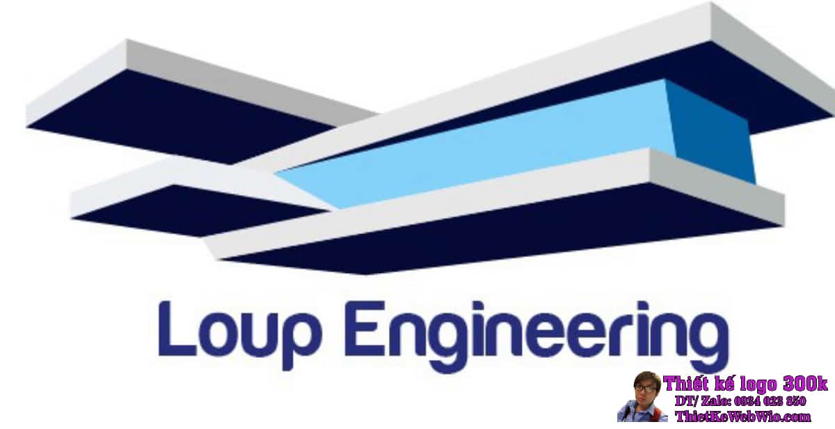 Thiết kế logo kỹ thuật Loup Engineering Thiết kế logo kỹ thuật Loup Engineering