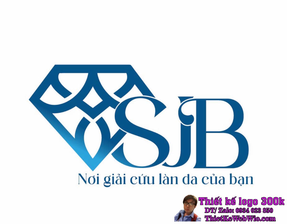Thiết kế logo làm đẹp SJB SPA Thiết kế logo làm đẹp SJB SPA