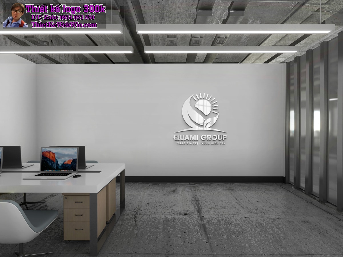 Thiết kế logo năng lượng xanh, thực phẩm xanh QuaMi Group Thiết kế logo năng lượng xanh, thực phẩm xanh QuaMi Group