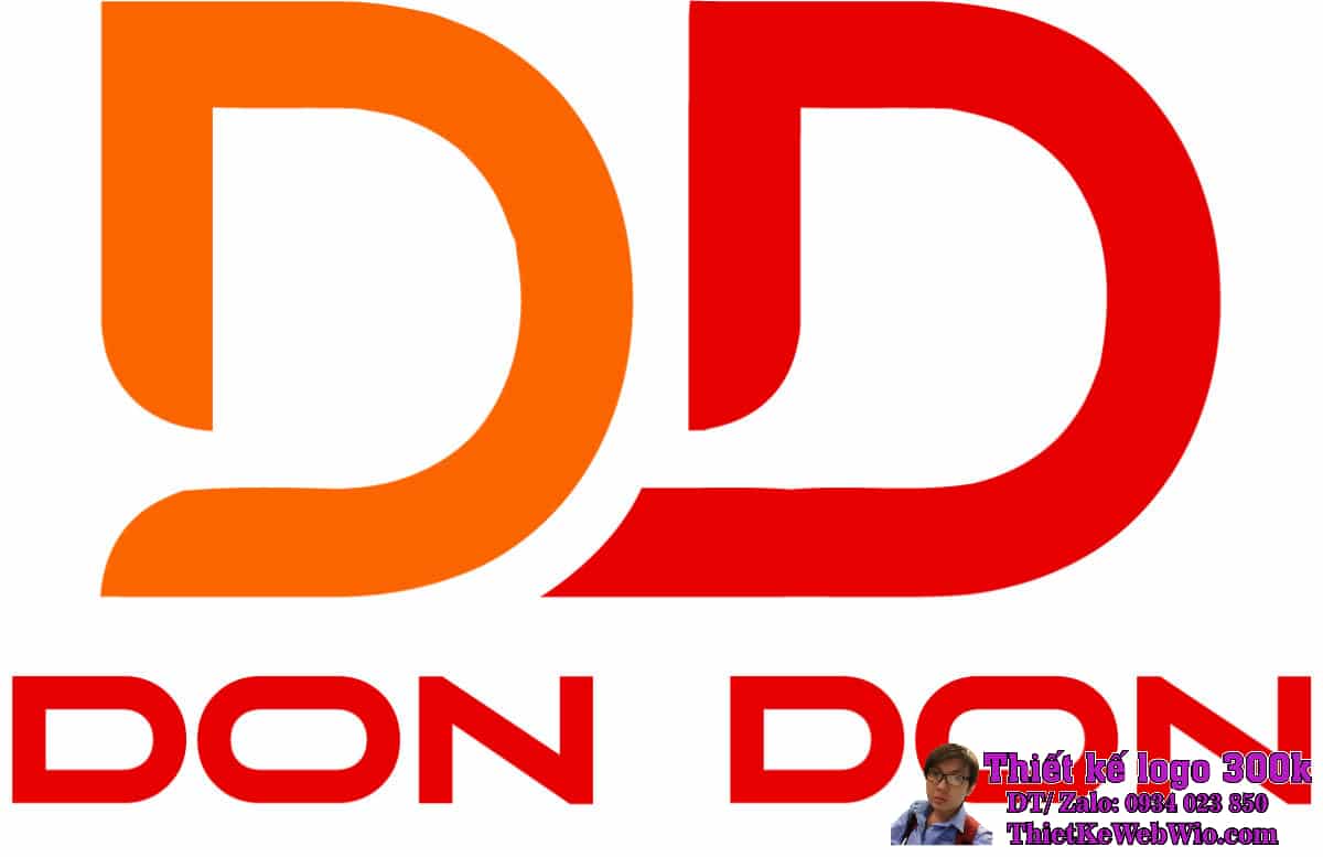 Thiết kế logo sản xuất thịt heo tươi DD DON DON Thiết kế logo sản xuất thịt heo tươi DD DON DON