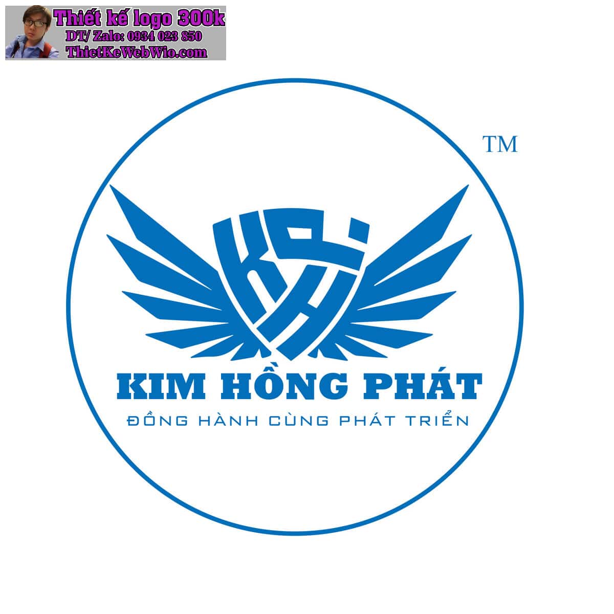 Thiết kế logo sắt thép Kim Hồng Phát (KHP) Thiết kế logo sắt thép Kim Hồng Phát (KHP)